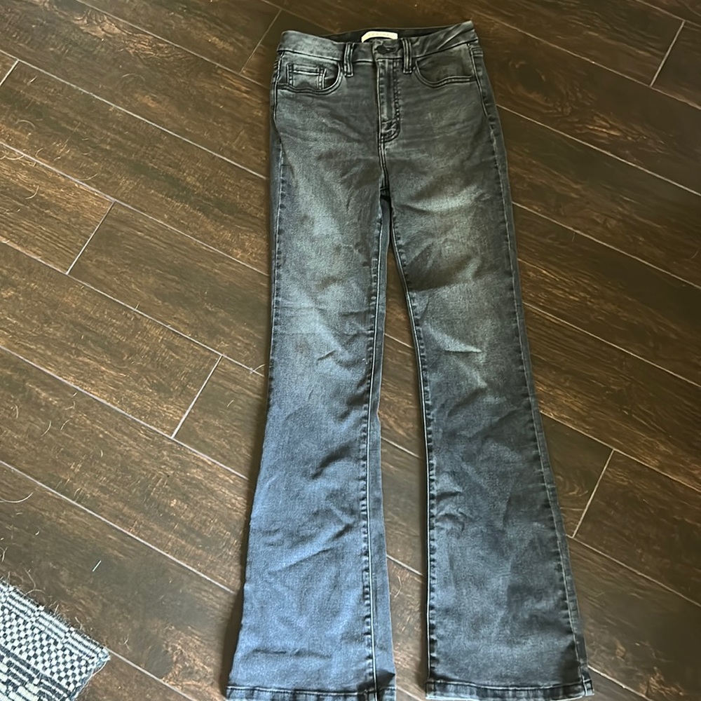 Excellent condition black flare jeans by Eunina